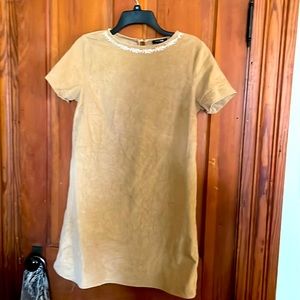 NEWER BROWN SHORT SLEEVE DRESS